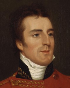 Fig. 1. The Duke of Wellington is an example of an upper class man that was admired for his “Roman” nose. His jaws and teeth were too far back, this is why his nose and chin looked prominent. Note his backward sloping forehead and wide space between the tip of his nose and the tip of his jaw, all signs of bad skull development probably traceable to too-soft weaning foods.  Centuries ago a large nose could be an asset because of the link between wealth and early diet. To quote from William Seymour describing King Henry II, “he was a man of medium height and strong build with delicate hands and a handsome head enhanced by a strong nose”.