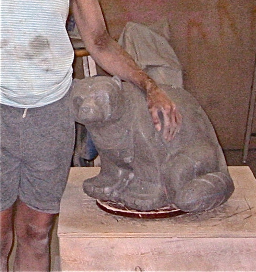 Phantom at the completion of carving and before the hand finishing begins.