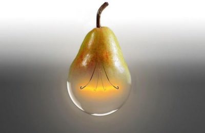 Pear light bulb
