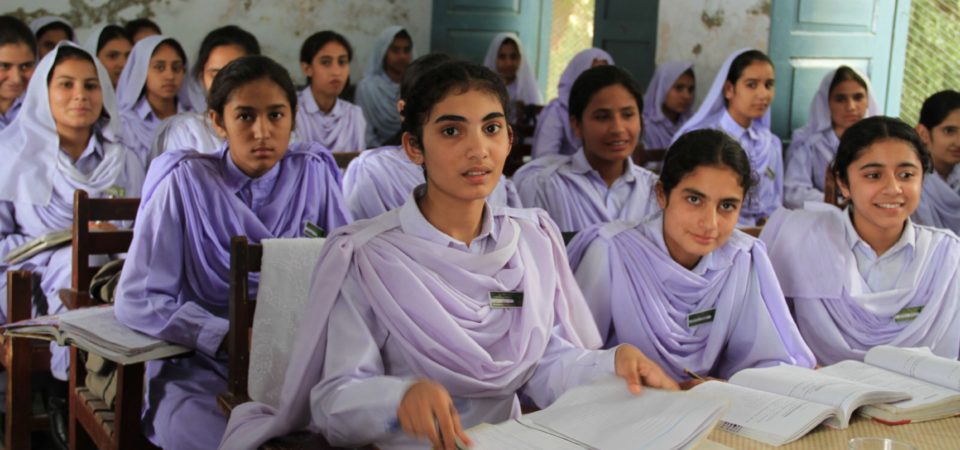 Girls in school, Pakistan