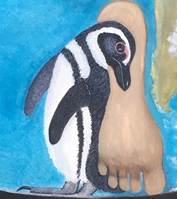 Darryl Wheye 380 penguin (detail)