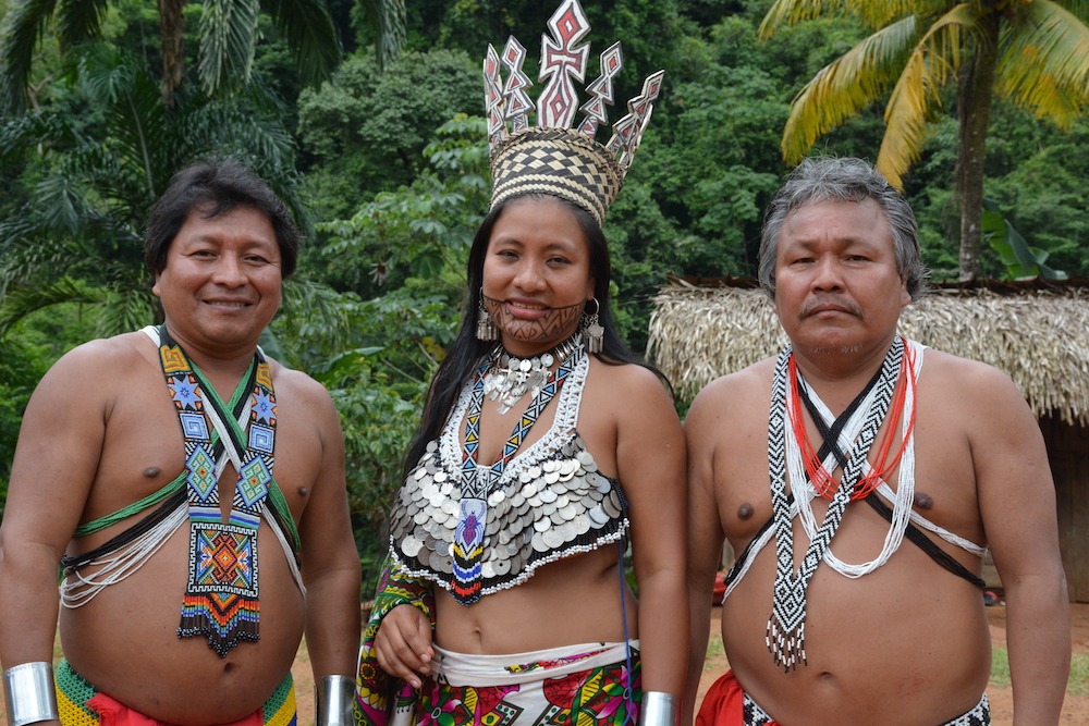 Embera authorities of Emberara Eju
